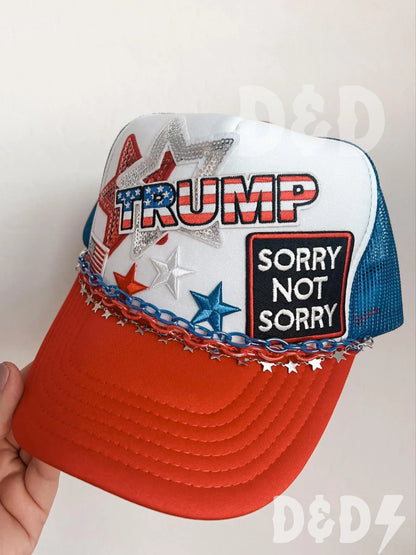Trump USA Trucker Patch Hat, Iron Patches, Trucker Hat, MAGA  Trucker Hat, Woman’s Trucker Hat, Camo Trucker Hat With Patches